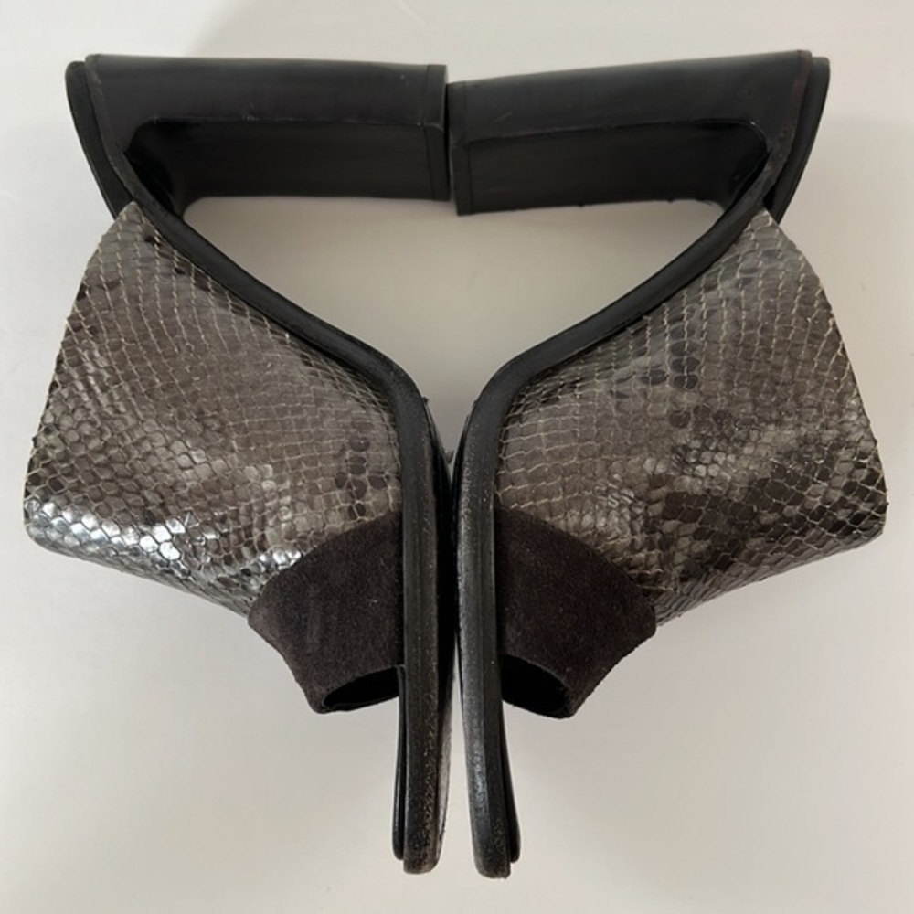 Rag & Bone Python Tristan Suede Snake-Embossed Le… - image 8